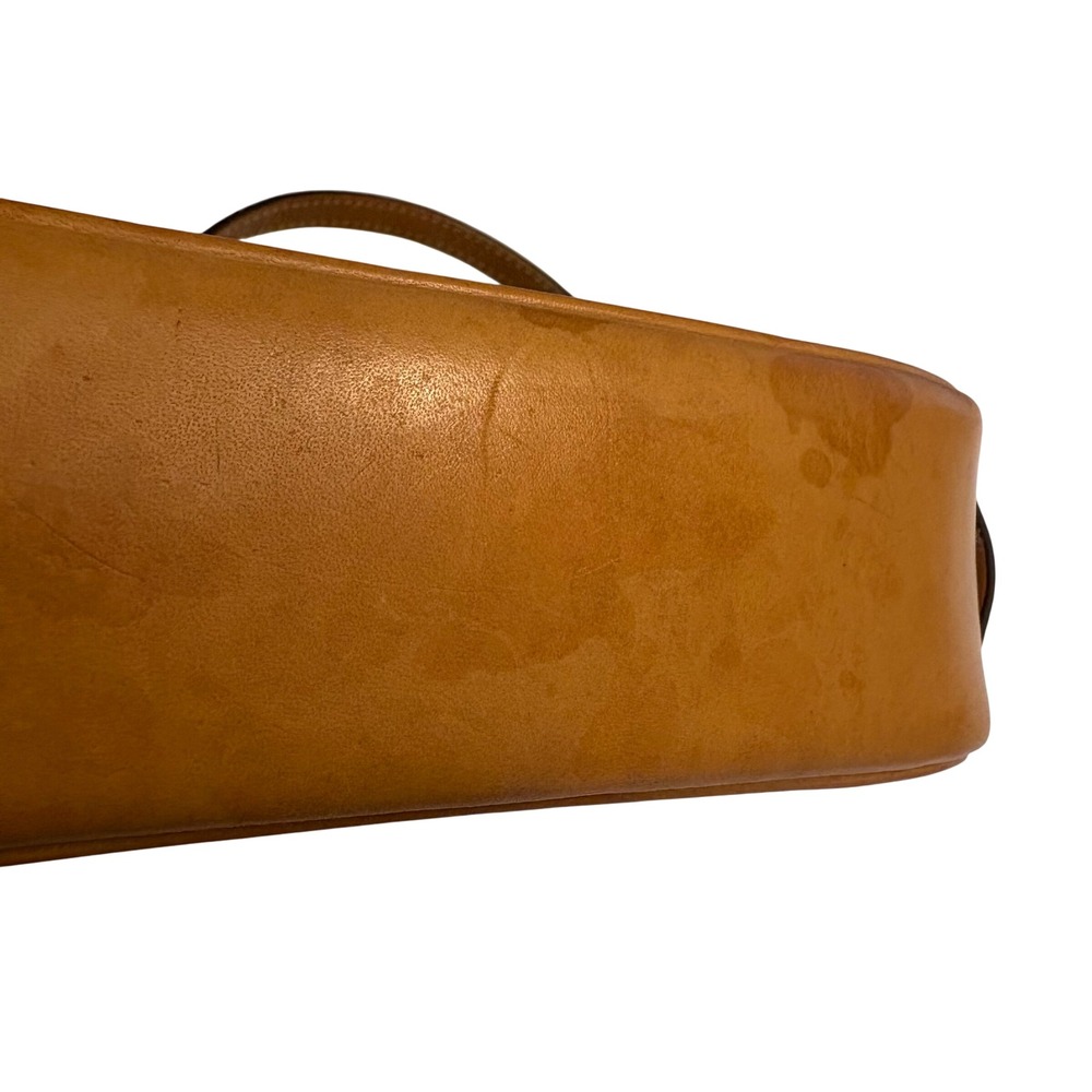 Vintage Coach Signature Demi Canvas Leather Y2K Shoulder Bag Brown Tan 6094 - Picture 12 of 16